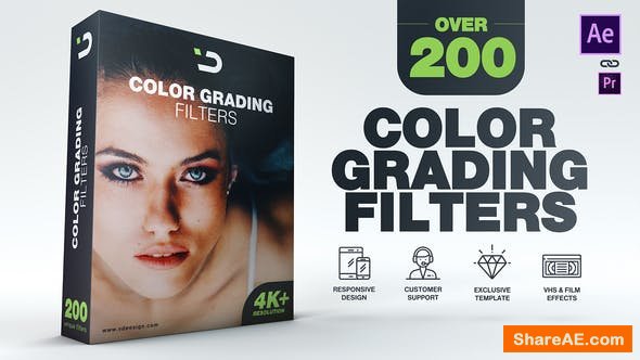 Videohive 200 Color Grading Filters Videohive 200 Color Grading Filters