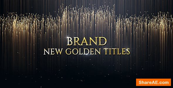 Videohive Luxury Golden Titles 20246813 Videohive Luxury Golden Titles 20246813