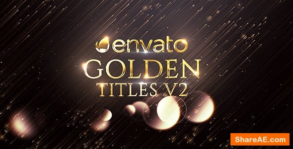 Videohive Golden Titles 20919181 Videohive Golden Titles 20919181
