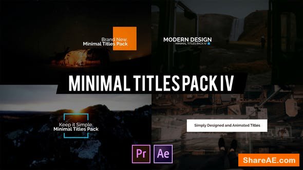 Videohive Minimal Intro Titles lV for Premiere Pro Videohive Minimal Intro Titles lV for Premiere Pro