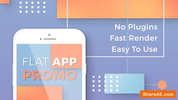 Videohive Flat App Promo Videohive Flat App Promo