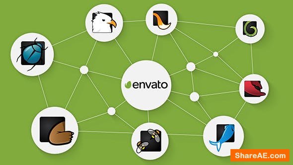 Videohive Simple Cells Logo Reveal