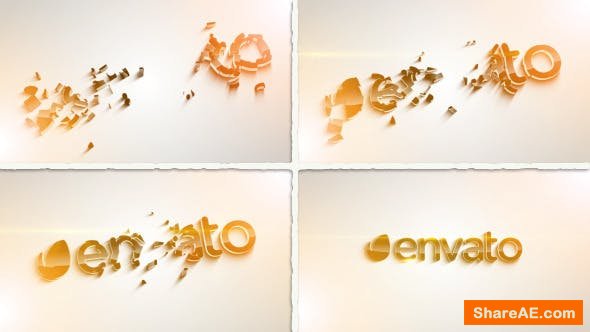 Videohive Clean 3D Logo_Parts Videohive Clean 3D Logo_Parts