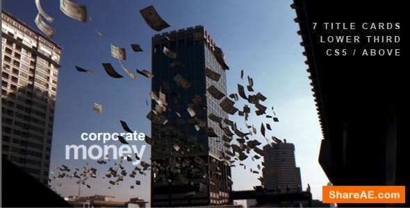 Videohive Corporate Money - Cash Flying Between Skyscrapers Videohive Corporate Money - Cash Flying Between Skyscrapers
