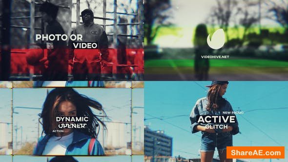 Videohive Active Glitch 19443934