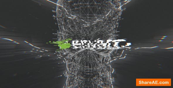 Videohive Dark Glitch Logo 20461259
