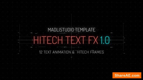 Videohive Hitech Text FX Videohive Hitech Text FX