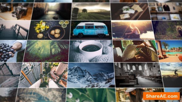 Videohive Grid Photo Gallery Videohive Grid Photo Gallery