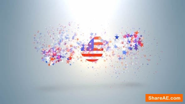 Videohive USA Ptriotic Logo Videohive USA Ptriotic Logo