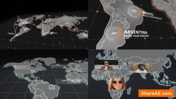 Videohive World Map Kit 20592273