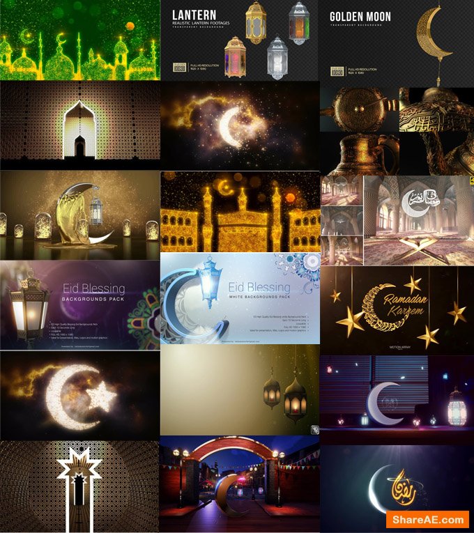 Ramadan Bundle After Effects And Motion Background (2019) Ramadan Bundle After Effects And Motion Background (2019)