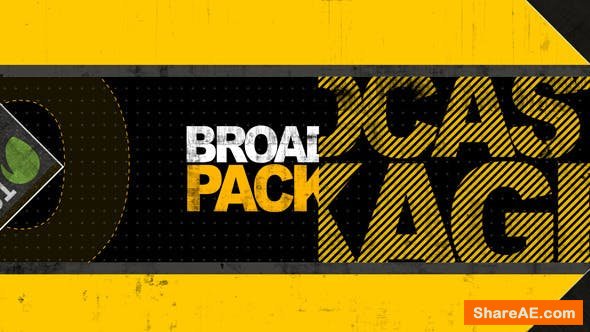 Videohive Grunge Broadcast Package Videohive Grunge Broadcast Package