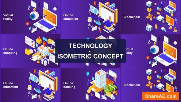 Videohive Technology - Isometric Concept Videohive Technology - Isometric Concept