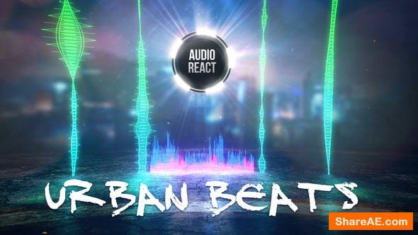 Videohive Urban Beats - Audio React Videohive Urban Beats - Audio React