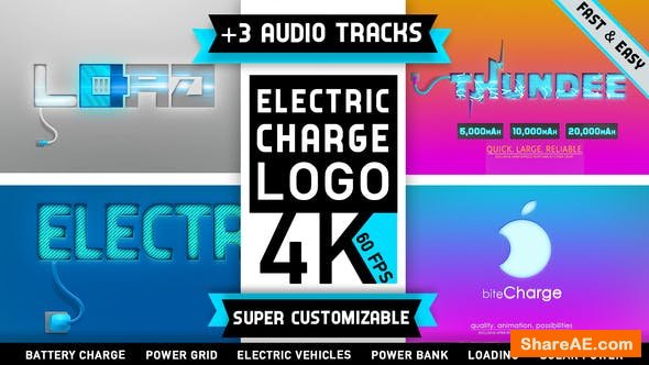 Videohive Electricity Logo | Charge Battery Energy Videohive Electricity Logo | Charge Battery Energy
