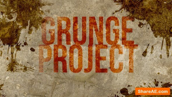 Videohive Grunge Project Videohive Grunge Project