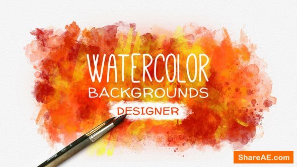 Videohive Watercolor Background Designer Videohive Watercolor Background Designer