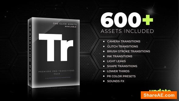 Videohive 600+ Pack: Transitions, Light Leaks, Color Presets, Sound FX
