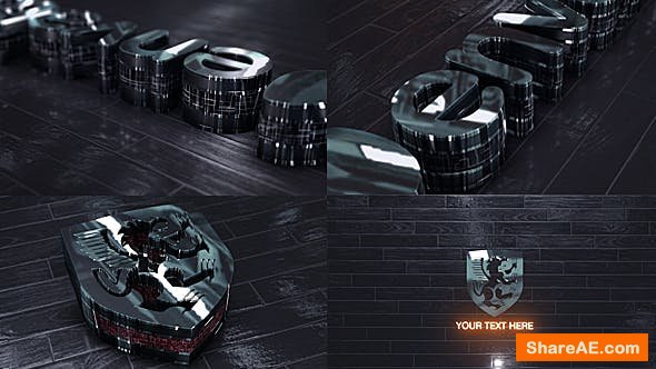 Videohive 3D Glossy Logo Reveal