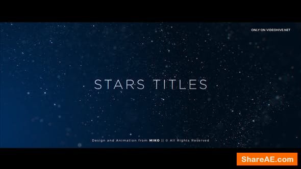 Videohive Stars Titles Videohive Stars Titles
