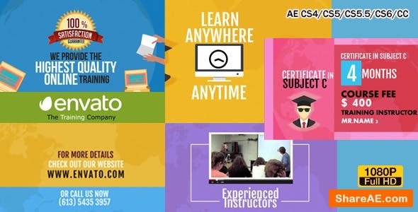 Videohive Training Courses Promo Videohive Training Courses Promo