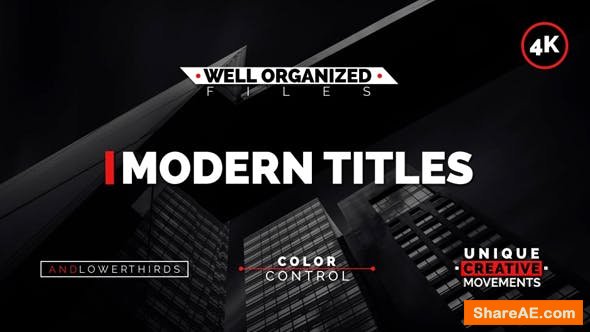 Videohive Modern Titles 16271116 Videohive Modern Titles 16271116