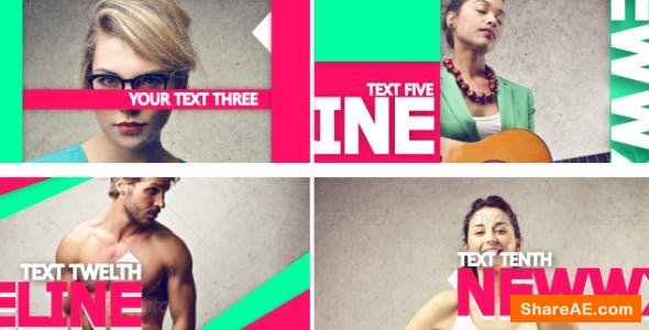 Videohive Colorful Slides