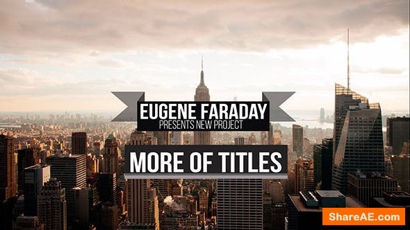 Videohive More of Titles Videohive More of Titles