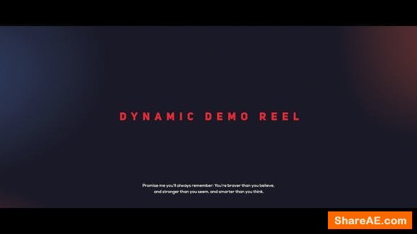 Videohive Dynamic Demo Reel 21661659