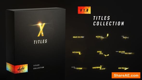 Videohive X Titles Videohive X Titles