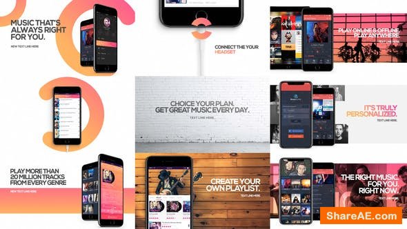 Videohive Music App Promo