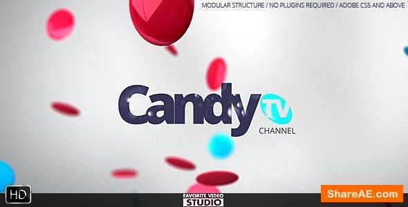 Videohive CandyTV Broadcast ID Videohive CandyTV Broadcast ID