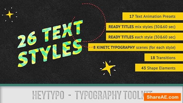 Videohive Heytypo // Typography Toolkit Videohive Heytypo // Typography Toolkit