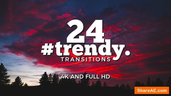 Videohive Trendy Transitions Pack Videohive Trendy Transitions Pack