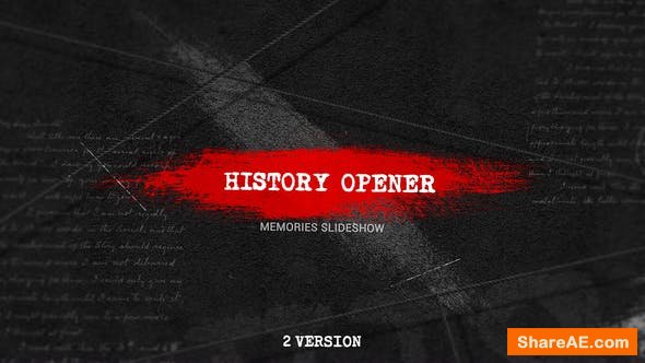 Videohive History Opener 23470884 Videohive History Opener 23470884