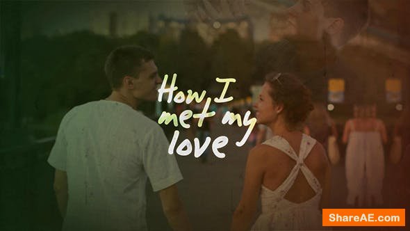 Videohive How I Met My Love - Slideshow Videohive How I Met My Love - Slideshow
