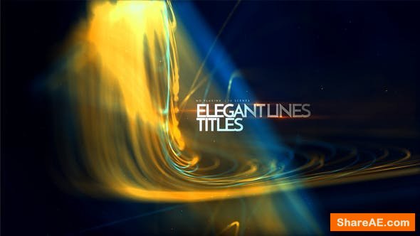 Videohive Elegant Lines Titles