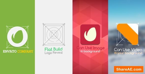 Videohive Flat Build Logo Reveal Videohive Flat Build Logo Reveal