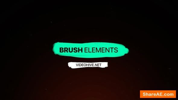 Videohive Brush Elements Videohive Brush Elements