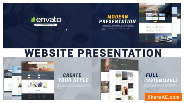 Videohive Minimal Website Presentation Videohive Minimal Website Presentation
