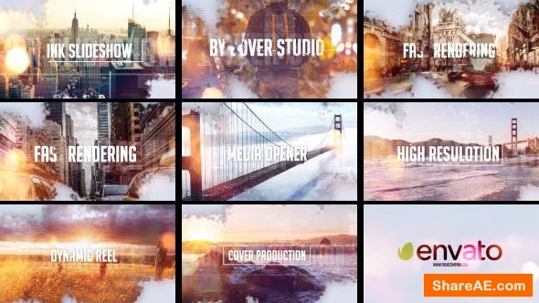 Videohive Ink Slideshow 13430438
