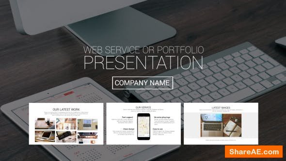 Videohive Web Service or Portfolio Presentation