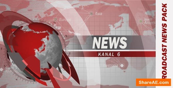 Videohive Broadcast News Pack 6211535