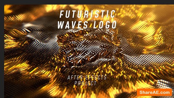 Videohive Futuristic Waves Logo Videohive Futuristic Waves Logo