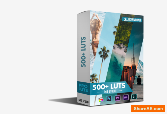 540 Cinematic LUTS Pack - 640 Studio