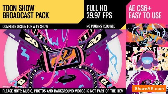 Videohive ToonShow (Broadcast Pack) Videohive ToonShow (Broadcast Pack)