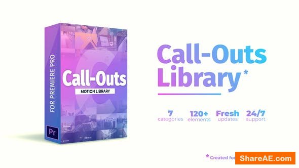 Videohive Call Outs Library | MOGRT for Premiere Pro