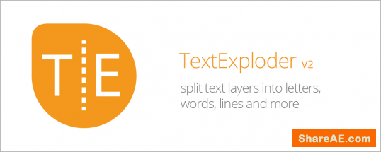 TextExploder V2 (Aescript) TextExploder V2 (Aescript)