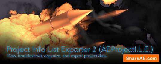 Project Info List Exporter 2 (Aescript) Project Info List Exporter 2 (Aescript)