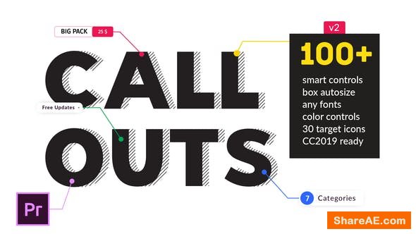 Videohive Big Pack Call-Outs | Premiere Pro Mogrt